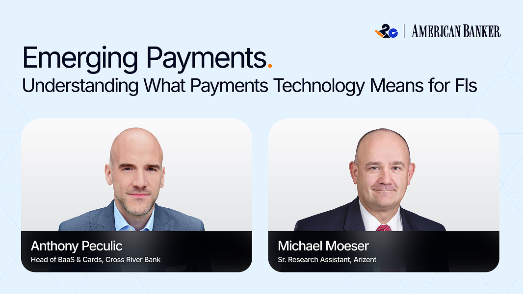 Emerging Payments: Understanding What New Payments Technology means for FIs