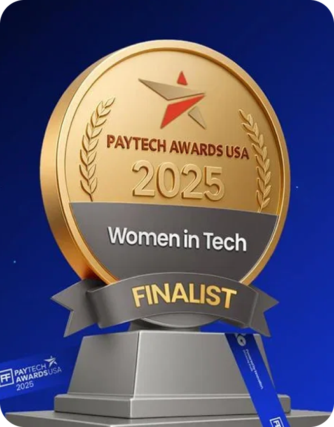 Paytech award USA 2025 - women in tech Finalist